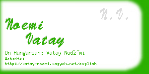 noemi vatay business card